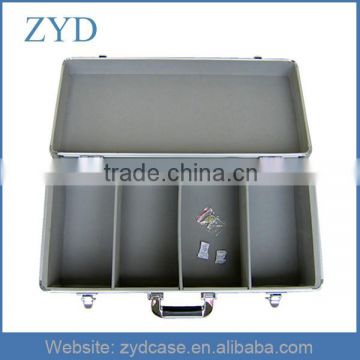 Silver Aluminum CD box With Large Capacity Light Weight CD Jewel Case ZYD-CD82007