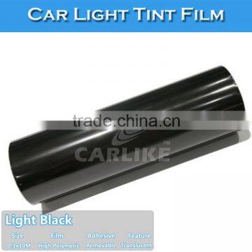 Light Black Car Light Protective Film/Car Headlight Tint Film/Car Headlight Sticker 0.3x10m photo-2