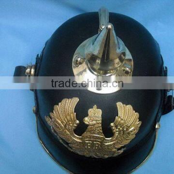 New Leather pickelhaube / German helmet