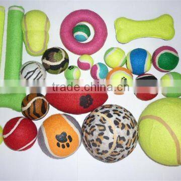 Innovation Durable dog tennis ball toy / pet tennis tug bite toys / dog tennis toy