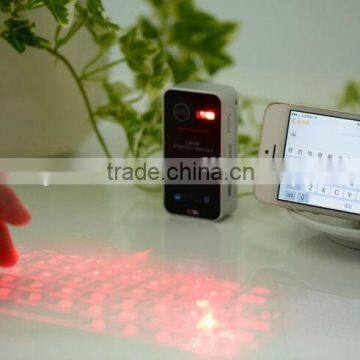 Wireless Bluetooth Virtual Laser Projector Keyboard with Mouse Speaker Function