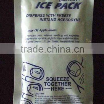 160g instant ice pack used to control and reduce blood stasis, swollen and pain caused by minor sprains, bruises, strain, burns