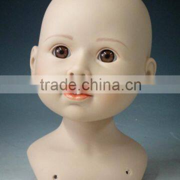 mini reborn Vinyl doll head be made of dolls