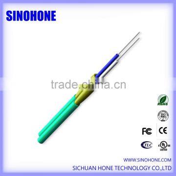 Multiple mode OM4 duplex round zip cord indoor drop fiber optic cable