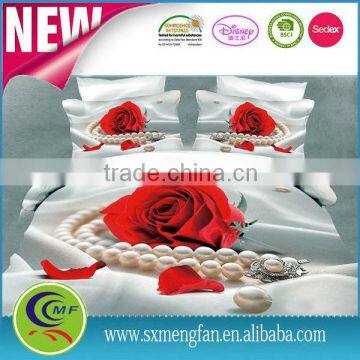 super softly 3 D digital printed bedding set