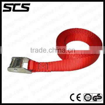 CE GS approved cam buckle tie down strap