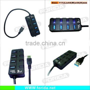 USB 3.0 switch hub with power supply 1 tb HDD supported