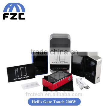 New coming best sell 200w tc box mod hells gate 200w