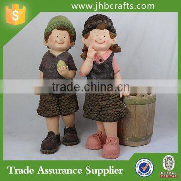 Hight Quality Garden Boy And Girl Flower Pot