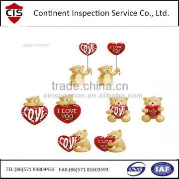 Toy bear / stuffed toys / plush toys / Pre-shipment inspection service / quality control / toy inspection / factory audit