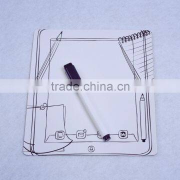 Custom dry erase whiteboard lap magnetic writing board