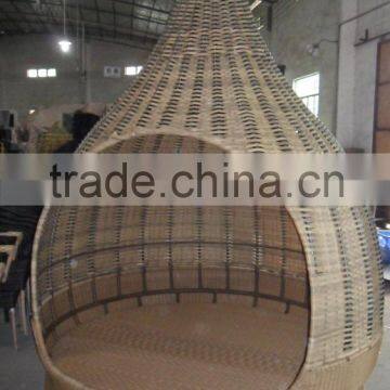 Rattan hanging bed