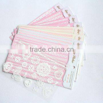 Self Adhesive Satin Felt Fabric Stickers photo-4