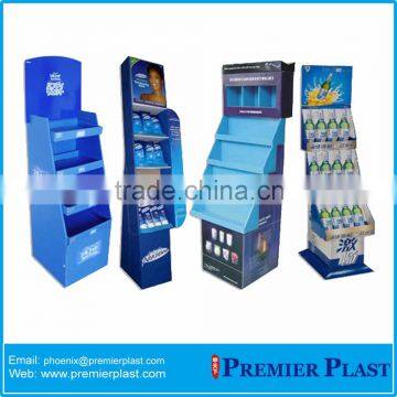 Corrugated pp material custom advertising display stands