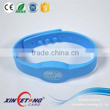 Many Mode Slicon RFID Wristband/Barcelets HF Passive F08/MF 1kbyte