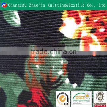 China Polyester solid dyed micro corduroy fabric from China factory