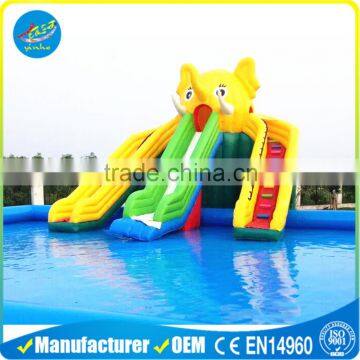 Inflatable water park inflatable water slide