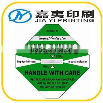 Shockwatch Impact Indicator Transportation Label Logistic Monitoring Package Label Tape