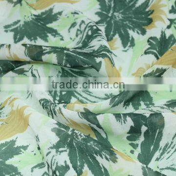 Encryption twill chiffon Retro flower prints