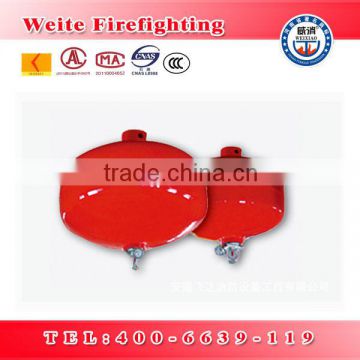 Hanging dry powder fire extinguisher