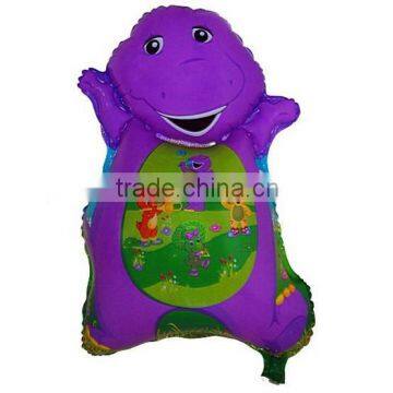 Wholesale 43*68cm Lovely banny foil balloon cartoon animal shape barney helium balloons