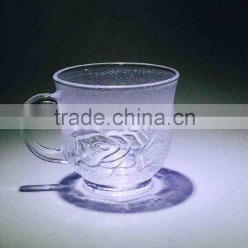 300ml Frosting Glass Cups for Drinking Set Pattern photo-2