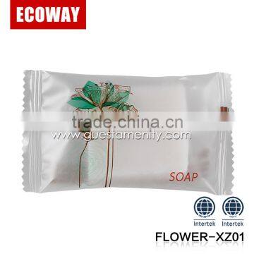 hot sale customized logo hotel bath soap 20g square soap in plastic bag