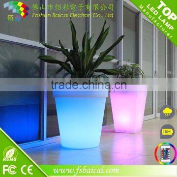 Cheap Waterproof Outdoor Glow LED Flower Pot