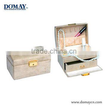 high end handmade leatherette jewelry box, packaging box