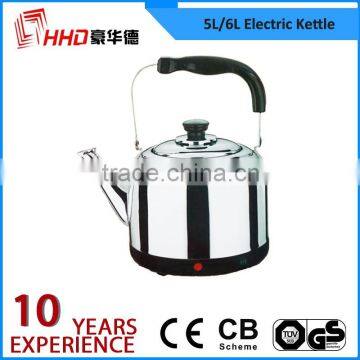 Promotional 1/2/3/4/5liter water kettle whistling stailess steel sliver kettle