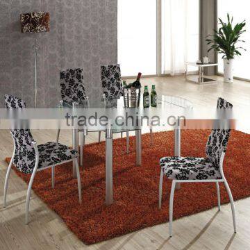 modern adjustable extendable glass dining table,metal dining table,dining table designs four chairs