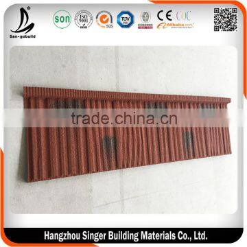 SGB Stone Coated Galvalume Metal Roofing Sheets/Stone Coated Steel Roofing Tile