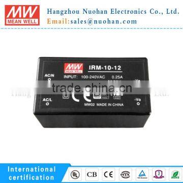 Mean well 10W on board power supply/12v switch mode power supply 10w 12v