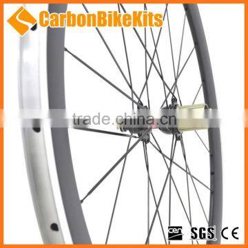 CW38C-A Alloy Braking Surface 700C Bicycle Carbon Wheelset 38mm Road Bike Wheels Clincher Alloy