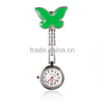 Green Butterfly Nurse Watch Table Pocket Watches(WACH-N007-01C)