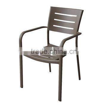 Aluminum stacking chair