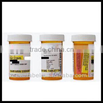 100% factory-directed price customized labels for medicine bottles