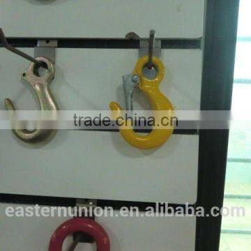 Durable alloyed steel industrial metal chain hoist hook