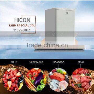 Refrigerators 70L mini no noise energy saving refrigerators 110V or 220V household single door refrigerator