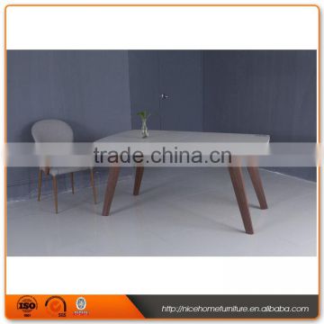 Hot Sell modern white lacquer wooden dining table