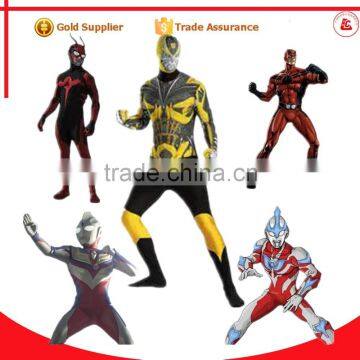 Sexy Plus Size Latex Zentai Full Body Suits Ultraman Costume Transformers Costume for Adult Quality Choice Most Popular