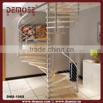 fold up stainless steel wood stair