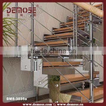 Indoor Metal Oak Treads Stairs photo-2