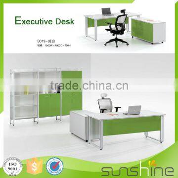 Factory Supply Com Luxury Commercial Furniture Modern Manager Office Table Design Customized Size Office Desk SS20