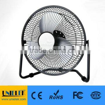 UNI-818 High Velocity Floor Fan 9 Inch Electric Fan Chrome Plating photo-2