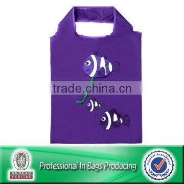 Custom Cheap Polyester Foldable Reusable Shopping Bag Tote Bag