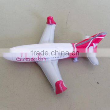 60cm length pink inflatable airplane model for Children