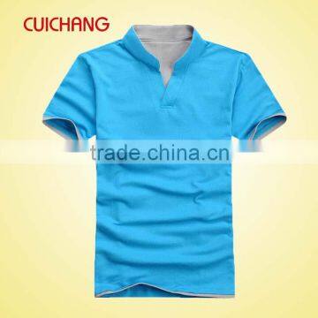 Fashion Blue Polo Shirt