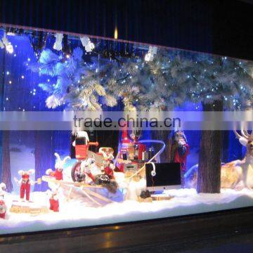 Christmas Shop Window Visual Merchandising Display Props Christmas Window Displays