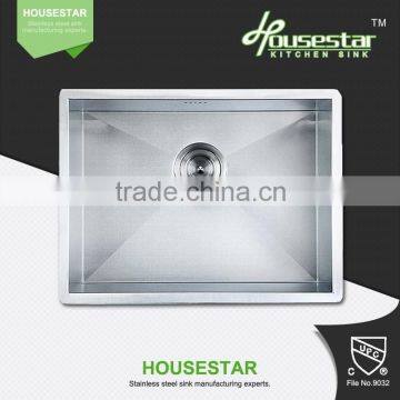 Stainless Steel for Kitchen Stand Handmade Stainless Steel Undermount Kitchen Sink for Hotel Single Bowl Laboratory Sink - X3018 photo-6